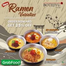 Botejyu menu