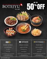 Botejyu menu